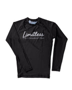 Stealth Unisex Black Long Sleeve Rashguard