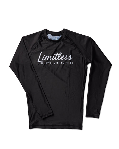 Stealth Unisex Black Long Sleeve Rashguard