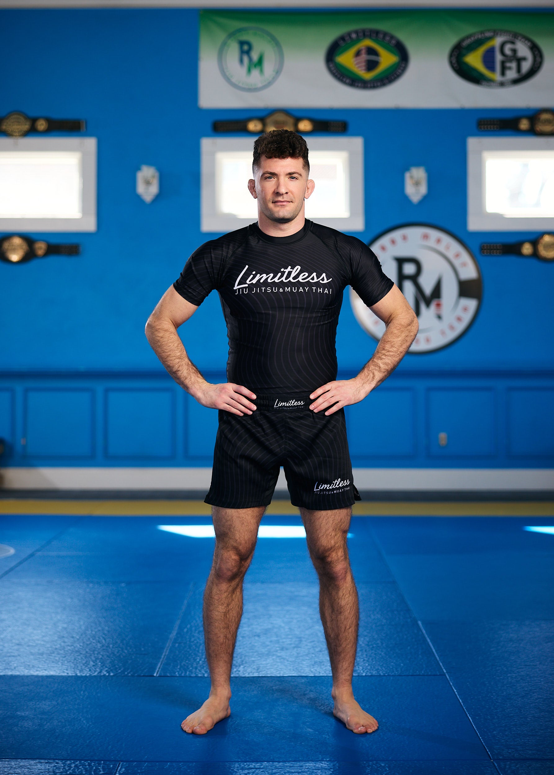 Stealth Unisex Gray & Black Short