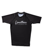 Stealth Unisex Black Short Sleeve Rashguard