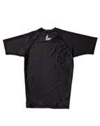 Stealth Unisex Black Short Sleeve Rashguard