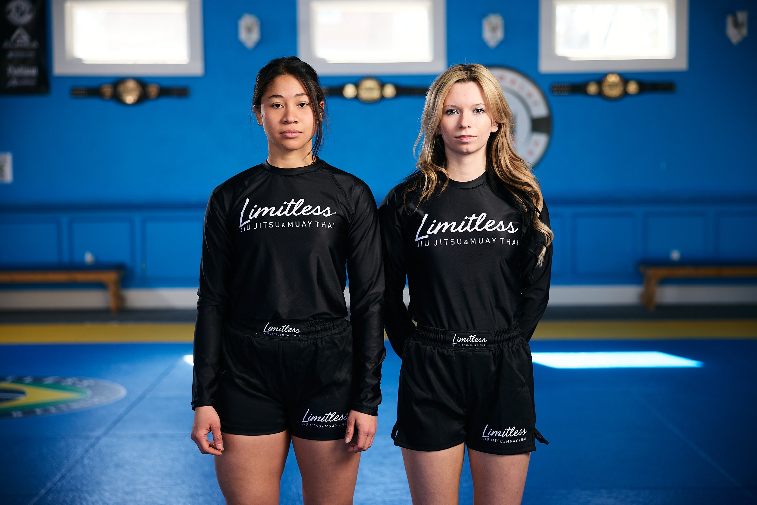 Stealth Unisex Gray & Black Long Sleeve Rashguard