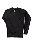 Stealth Unisex Black Long Sleeve Rashguard