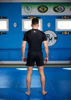 Stealth Unisex Gray & Black Short Sleeve Rashguard