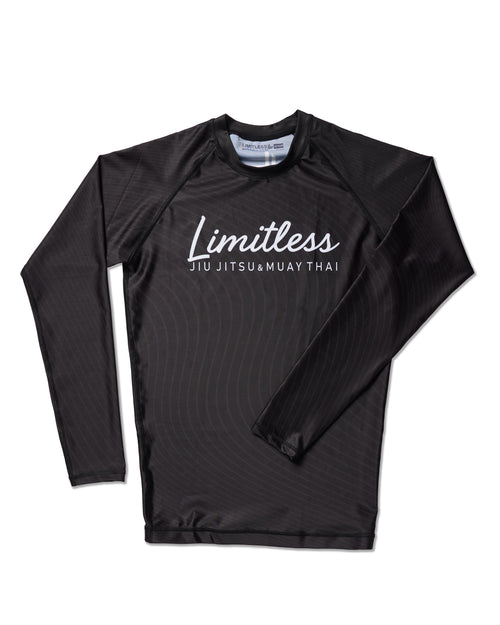 Stealth Unisex Gray & Black Long Sleeve Rashguard