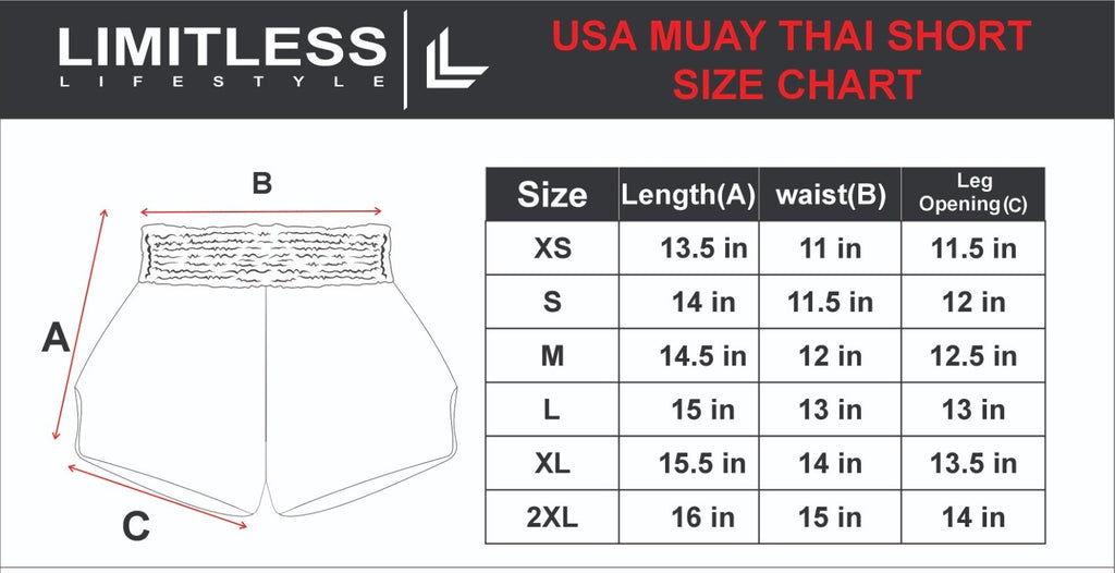 Miami Unisex Muay Thai Short
